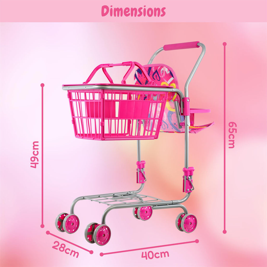 BiBi Doll Shopping Trolley with Removable Basket & Doll Seat by BiBi Doll - BiBi Doll Shop