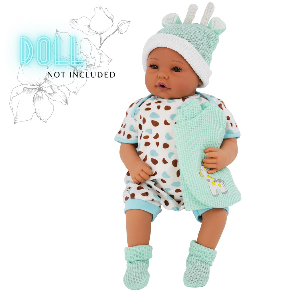 BiBi Outfits - Reborn Doll Clothes (Mint Jacket) (50 cm / 20") by BiBi Doll - BiBi Doll