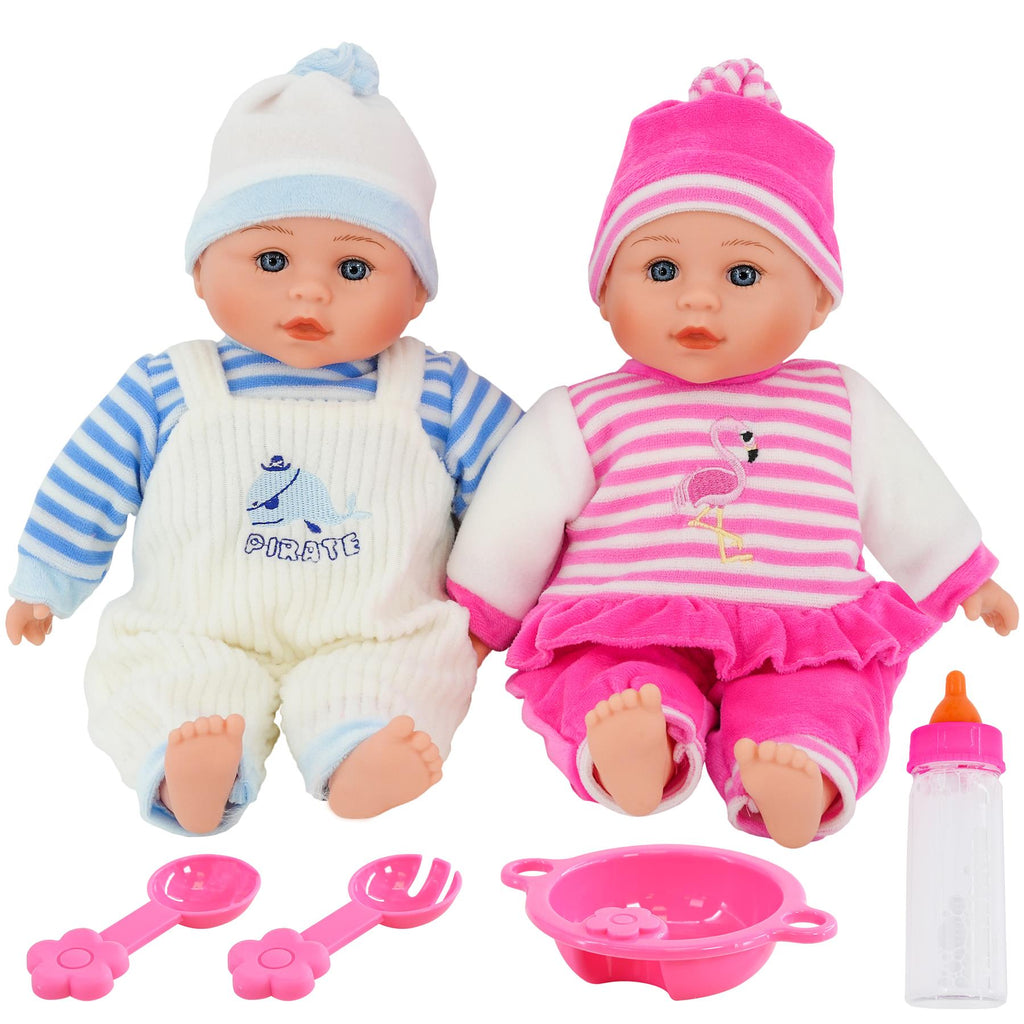 BiBi Doll Twin Babies & Accessories (33 cm / 13") by BiBi Doll - BiBi Doll Shop