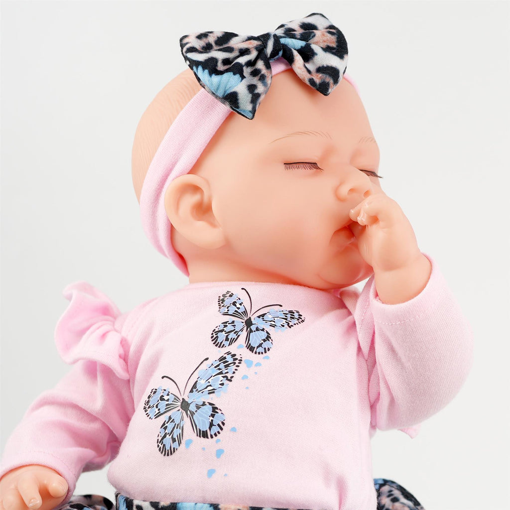 BiBi Doll BiBi Reborn Doll Sleeping Girl "Bella" (43 cm / 17")