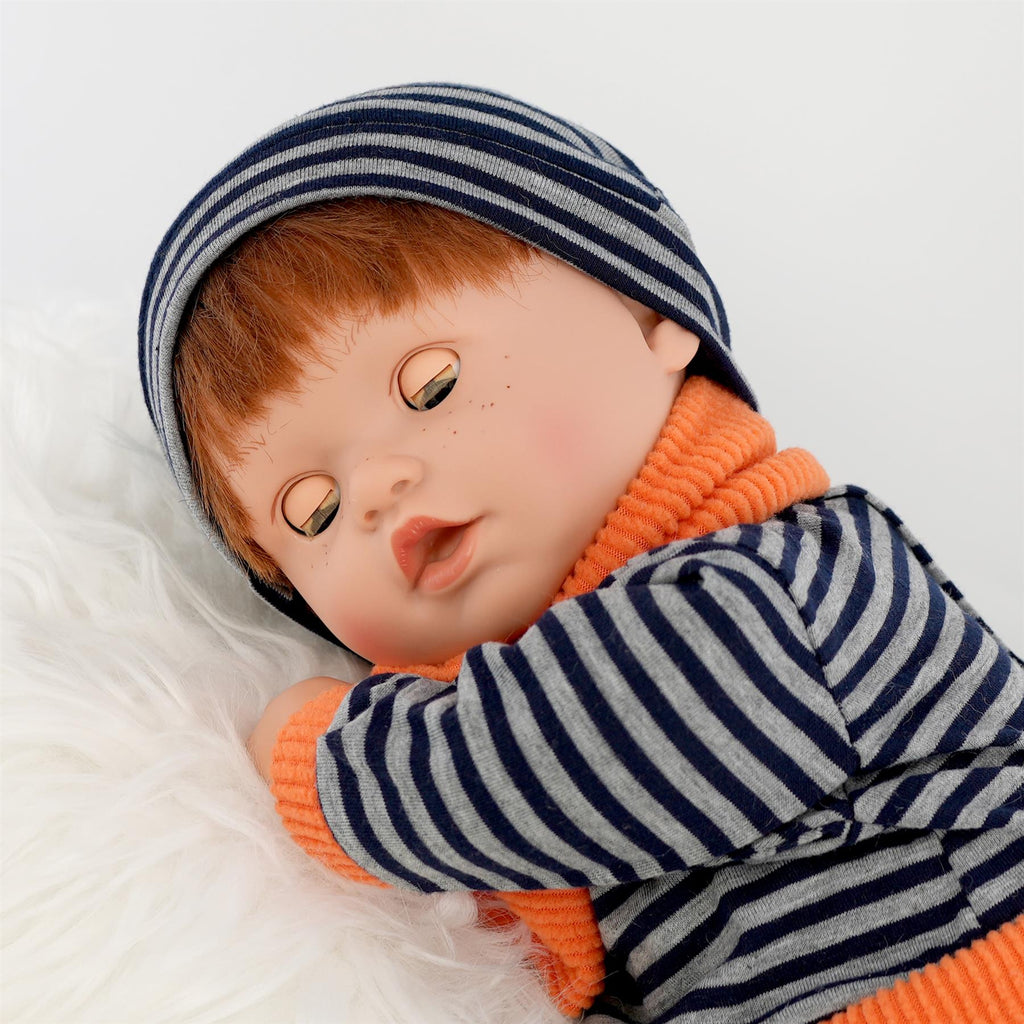 BiBi Doll BiBi Doll Sleeping Ginger Boy (45 cm / 18")