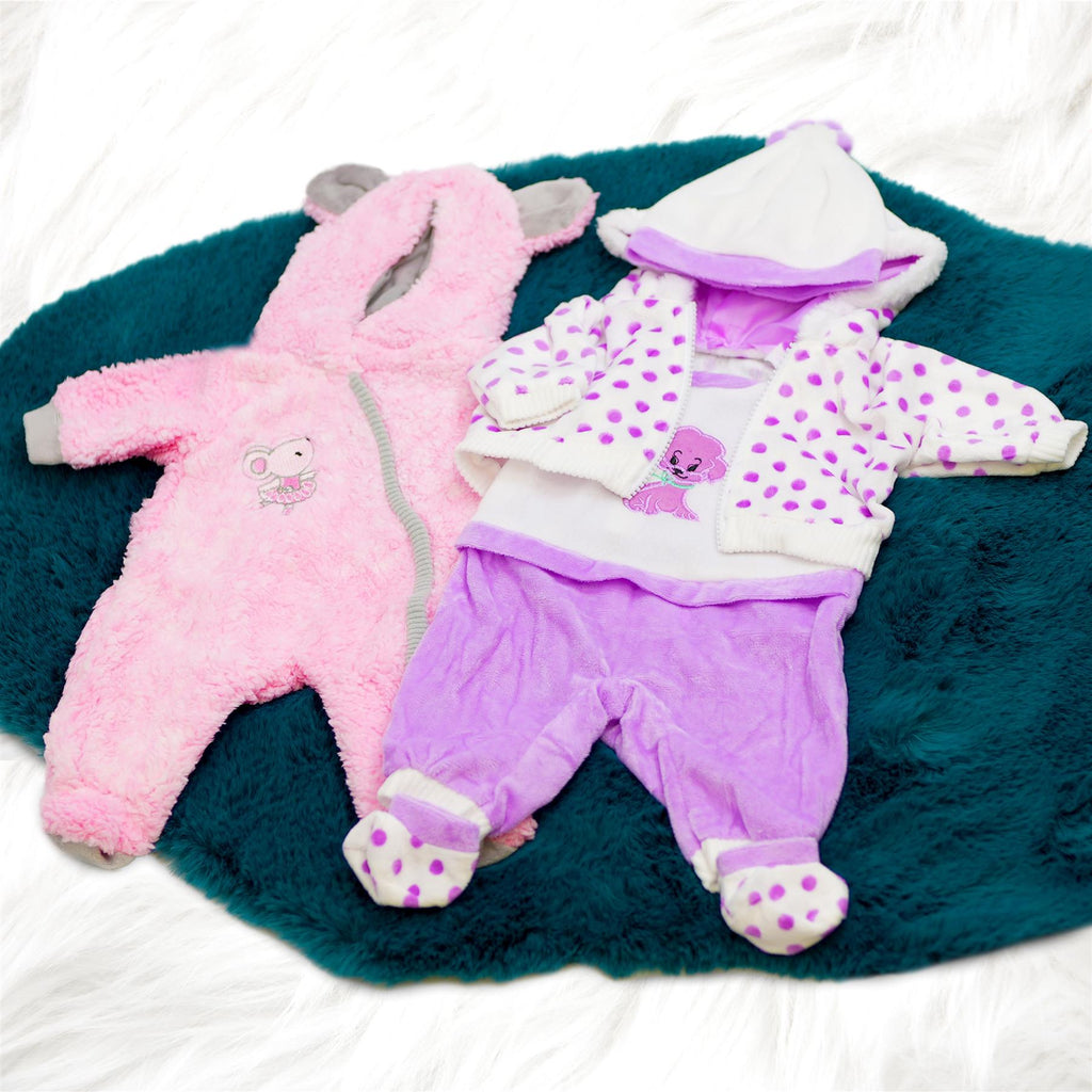 BiBi Doll Outfits - Set of Two Doll (Pink & Purple) (45 cm / 18") by BiBi Doll - BiBi Doll