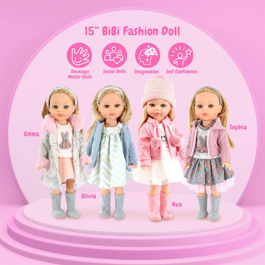 BiBi Fashion Doll "Ava Williams" (38 cm / 15") by BiBi Doll - BiBi Doll Shop