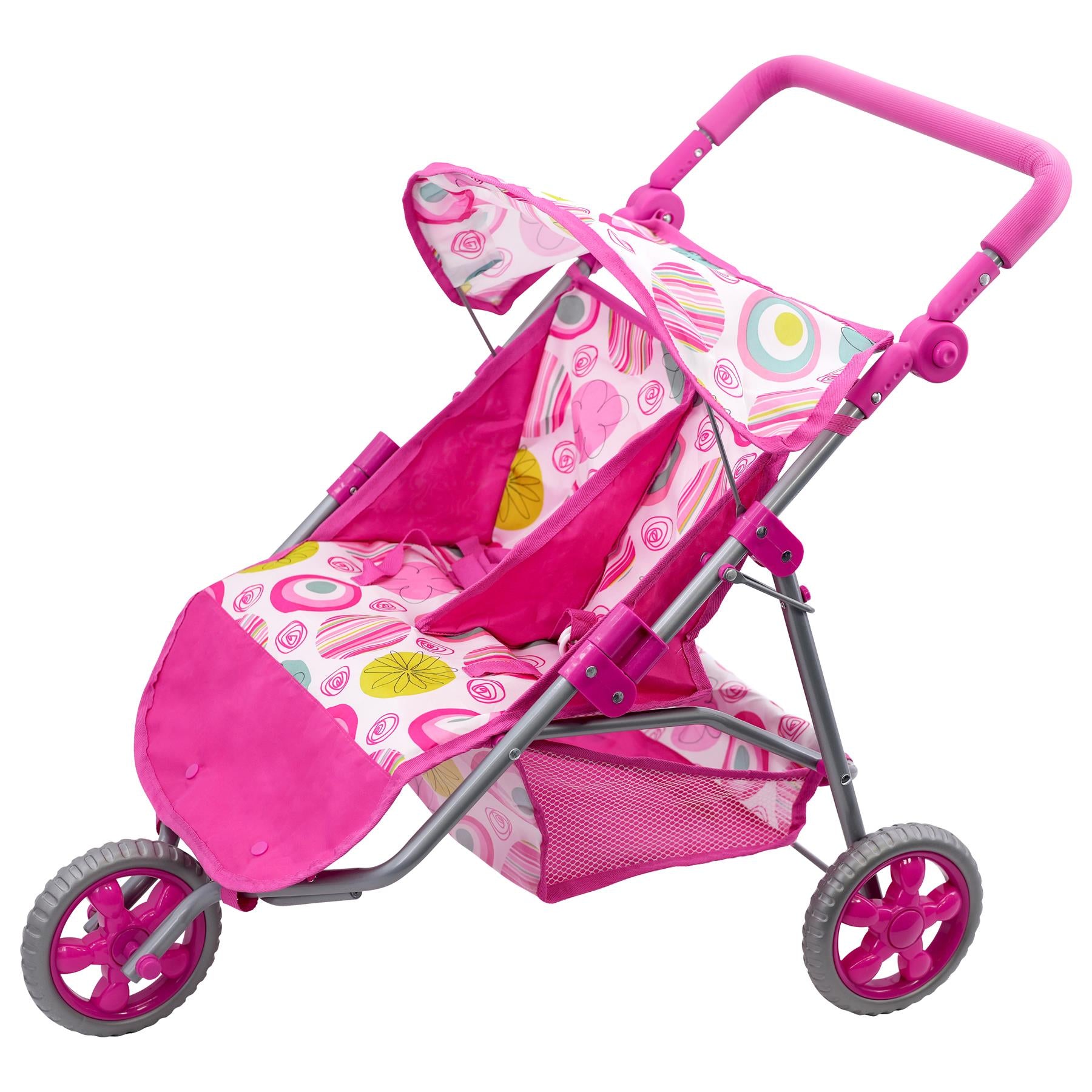 Baby Doll Double Stroller (Pink) by BiBi Doll – BiBi Dolls
