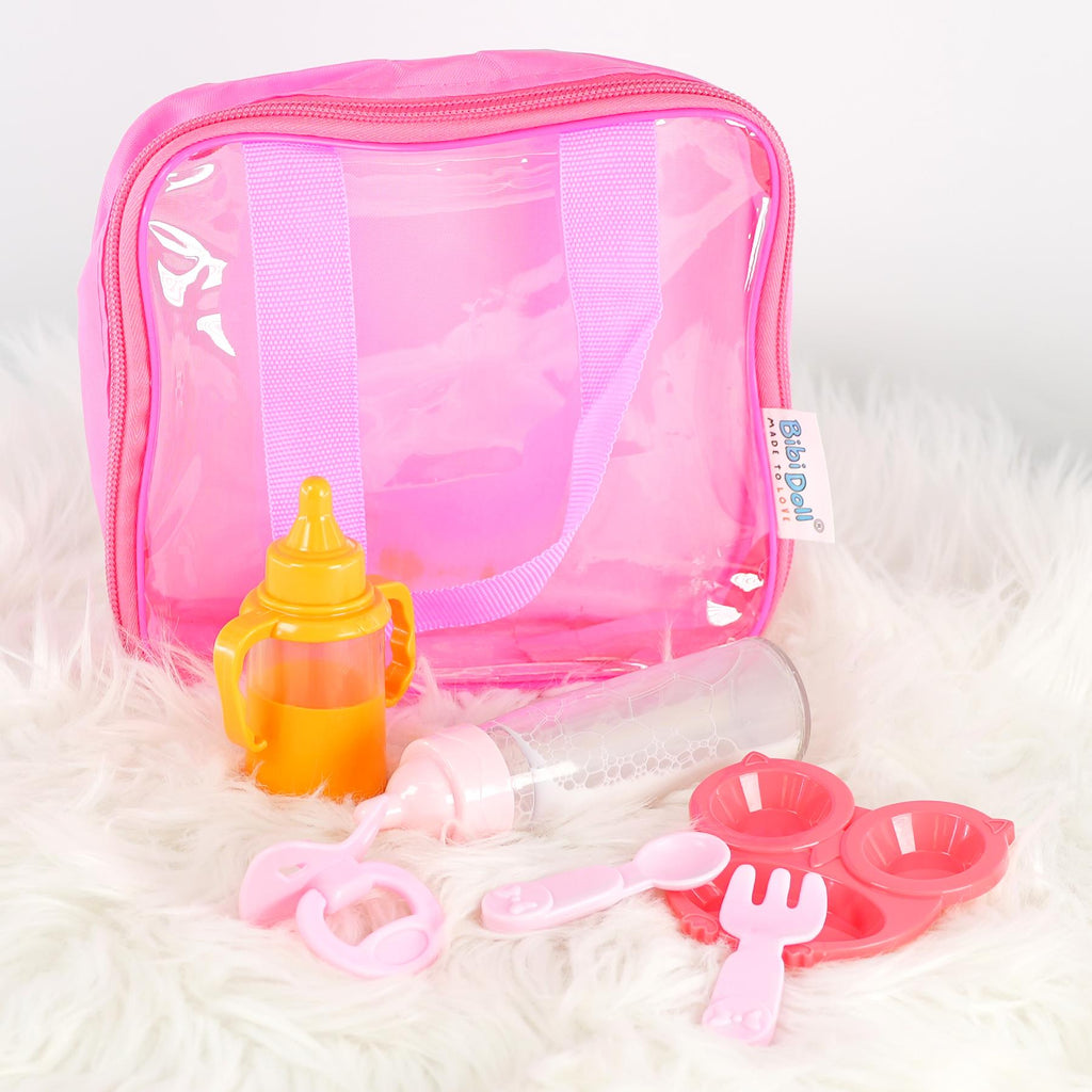 BiBi Doll BiBi Doll Accessories - Magic Feeding Set & Carry Bag