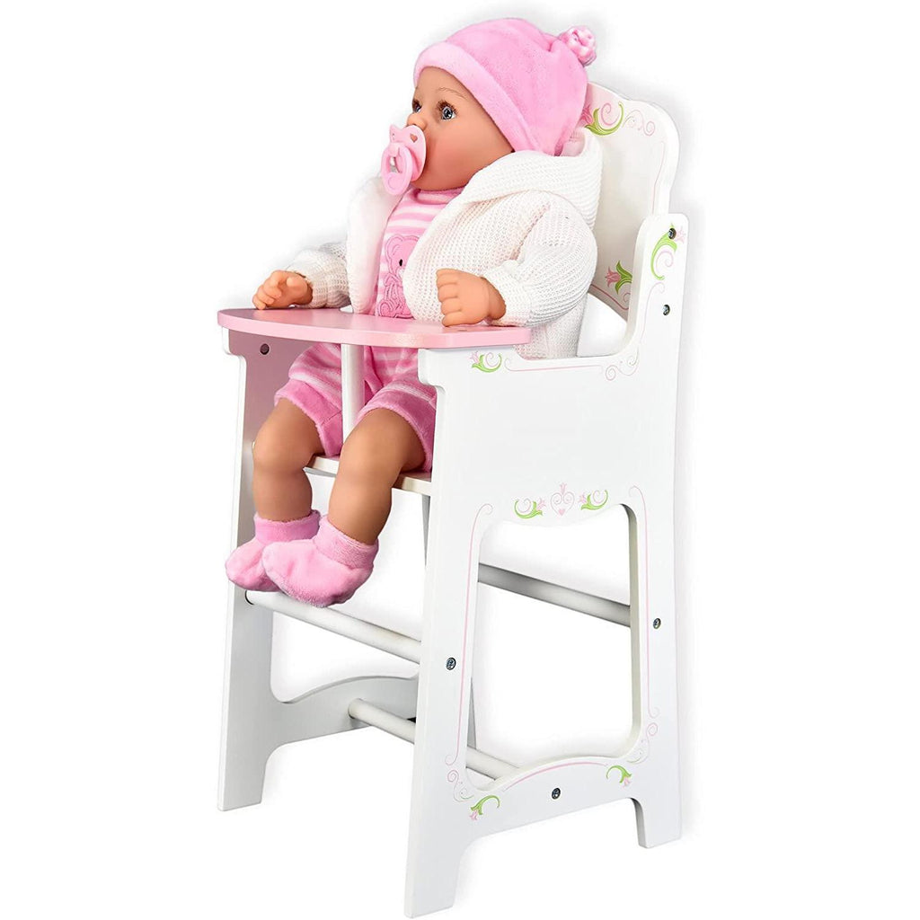 BiBi Doll BiBi Doll Furniture - Doll Wooden Craddle & High Chair