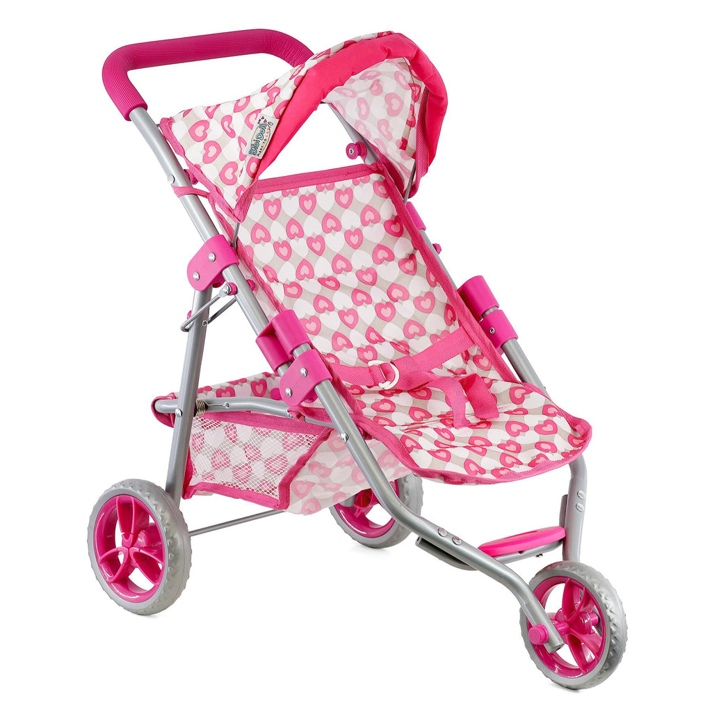 BiBi Doll Baby Doll Foldable Jogger Stroller (Pink)