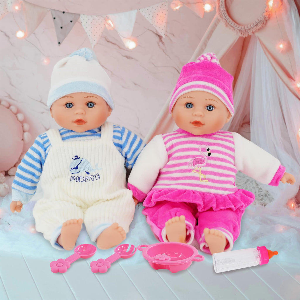 BiBi Doll Twin Babies & Accessories (33 cm / 13") by BiBi Doll - BiBi Doll Shop