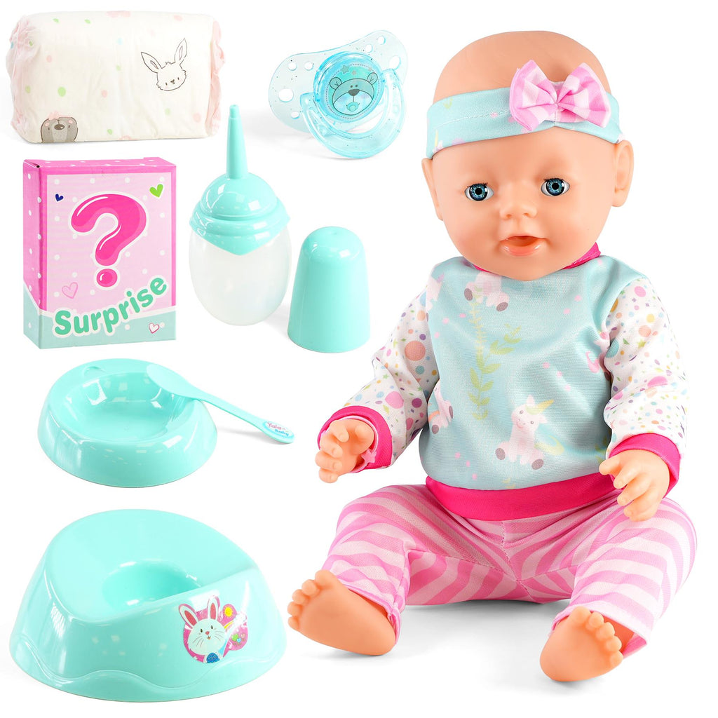 BiBi Doll BiBi Doll Interactive Baby Drink & Wet Doll with Accessories (30 cm / 13")