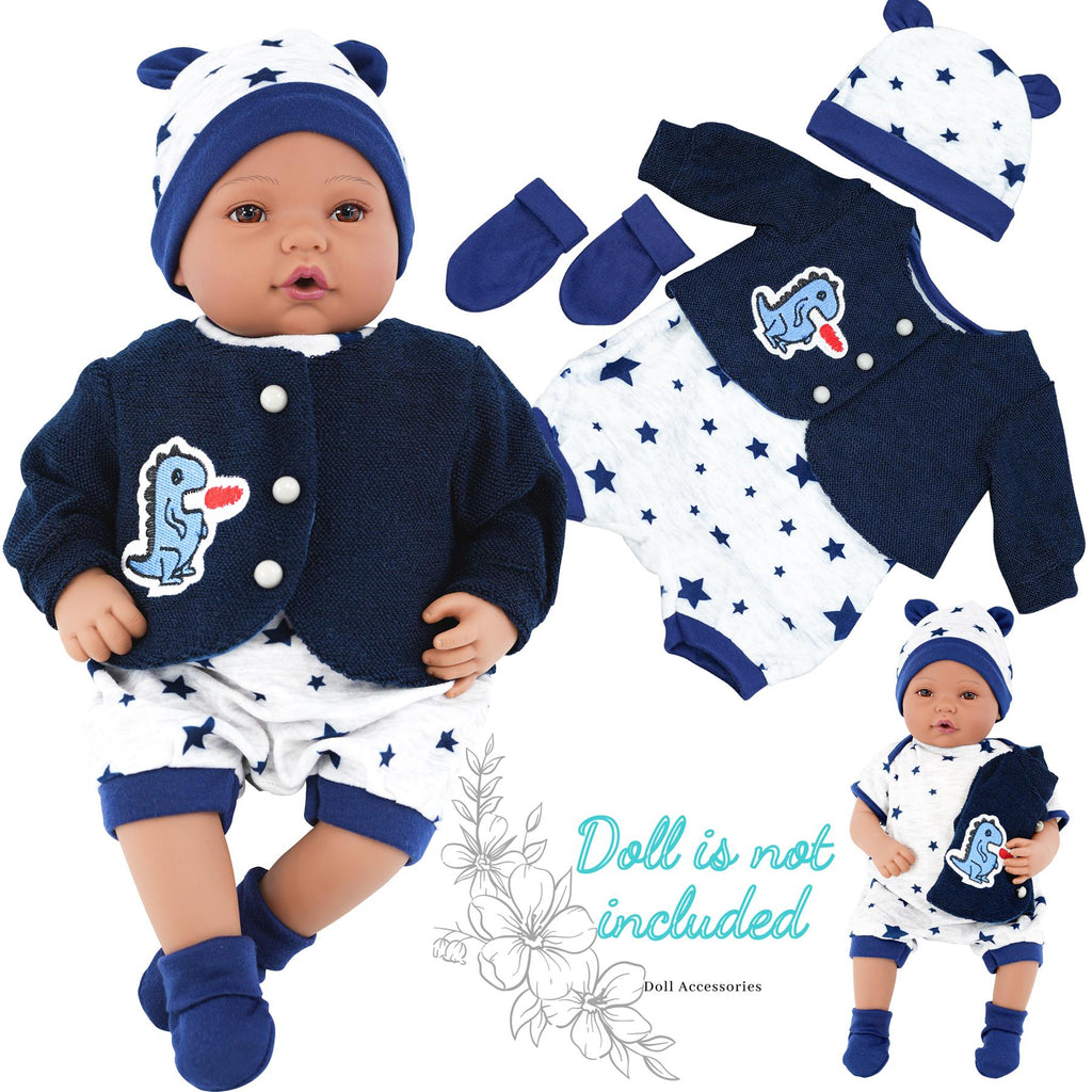 BiBi Doll Outfits - Reborn Doll Clothes (Navy) (50 cm / 20") by BiBi Doll - BiBi Doll