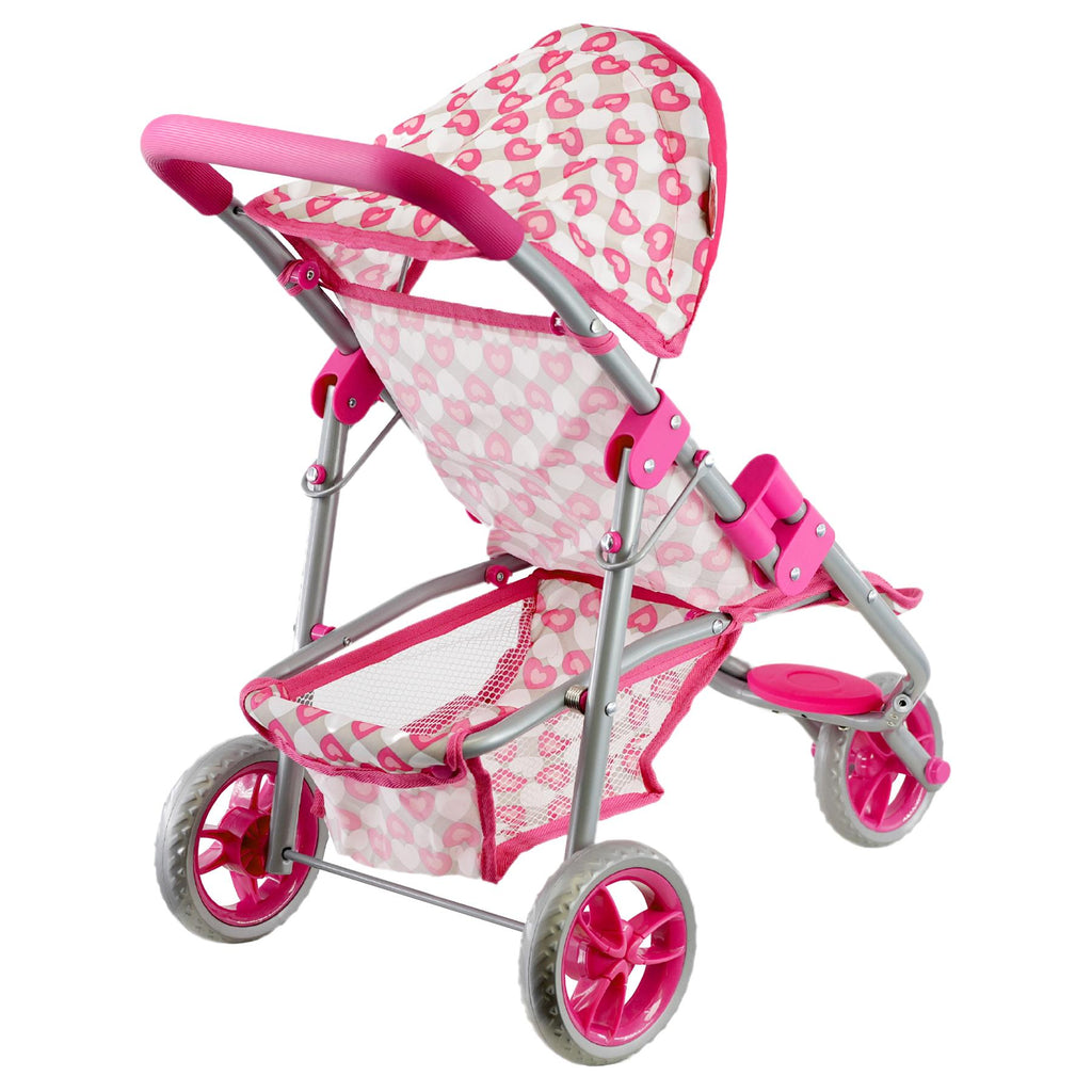 BiBi Doll Baby Doll Foldable Jogger Stroller (Pink)