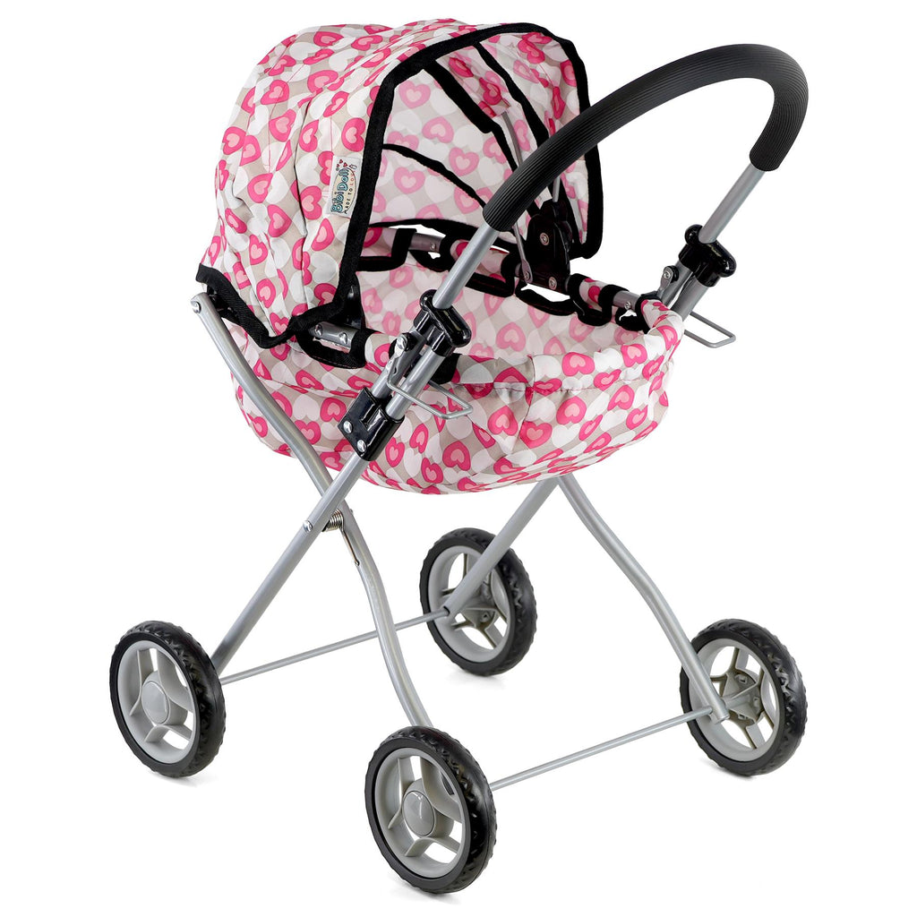 BiBi Doll Classic Dolls Pram (Pink)