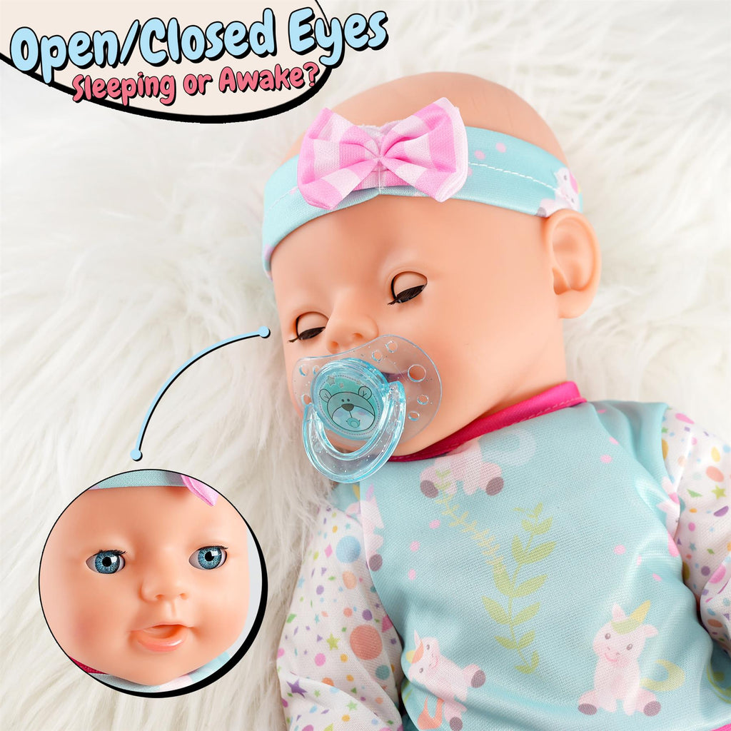 BiBi Doll BiBi Doll Interactive Baby Drink & Wet Doll with Accessories (30 cm / 13")