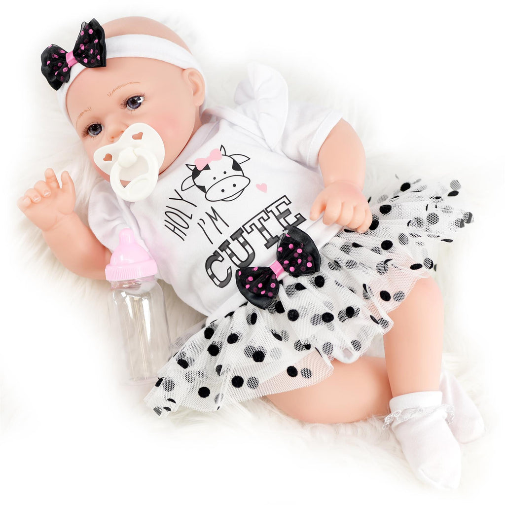 BiBi Doll BiBi Reborn Doll Awake Girl "Jasmine" (43 cm / 17")