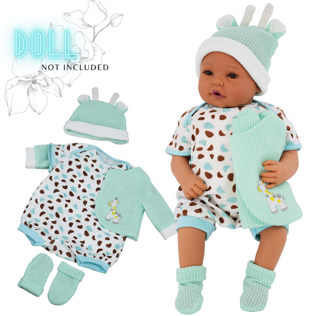 BiBi Outfits - Reborn Doll Clothes (Mint Jacket) (50 cm / 20") by BiBi Doll - BiBi Doll