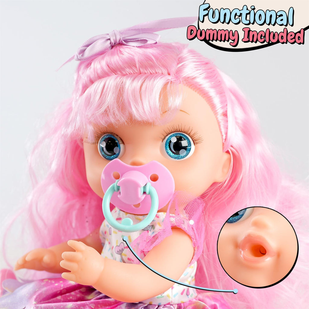 BiBi Doll BiBi Doll Cute Girl Drink & Wet Doll with Accessories (30 cm / 12")