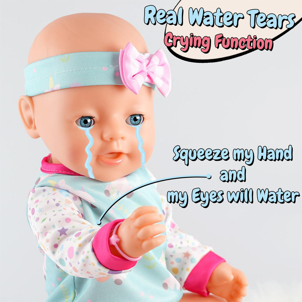 BiBi Doll BiBi Doll Interactive Baby Drink & Wet Doll with Accessories (30 cm / 13")