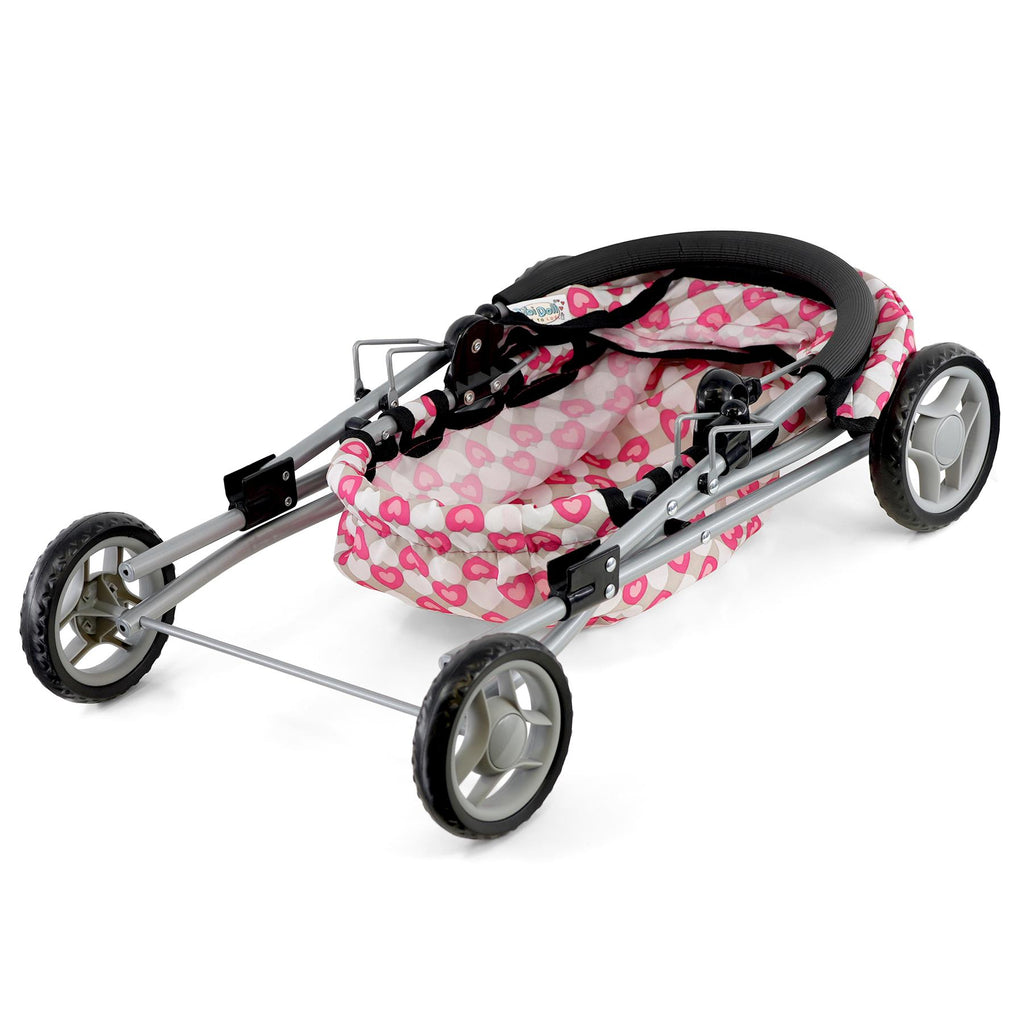 BiBi Doll Classic Dolls Pram (Pink)