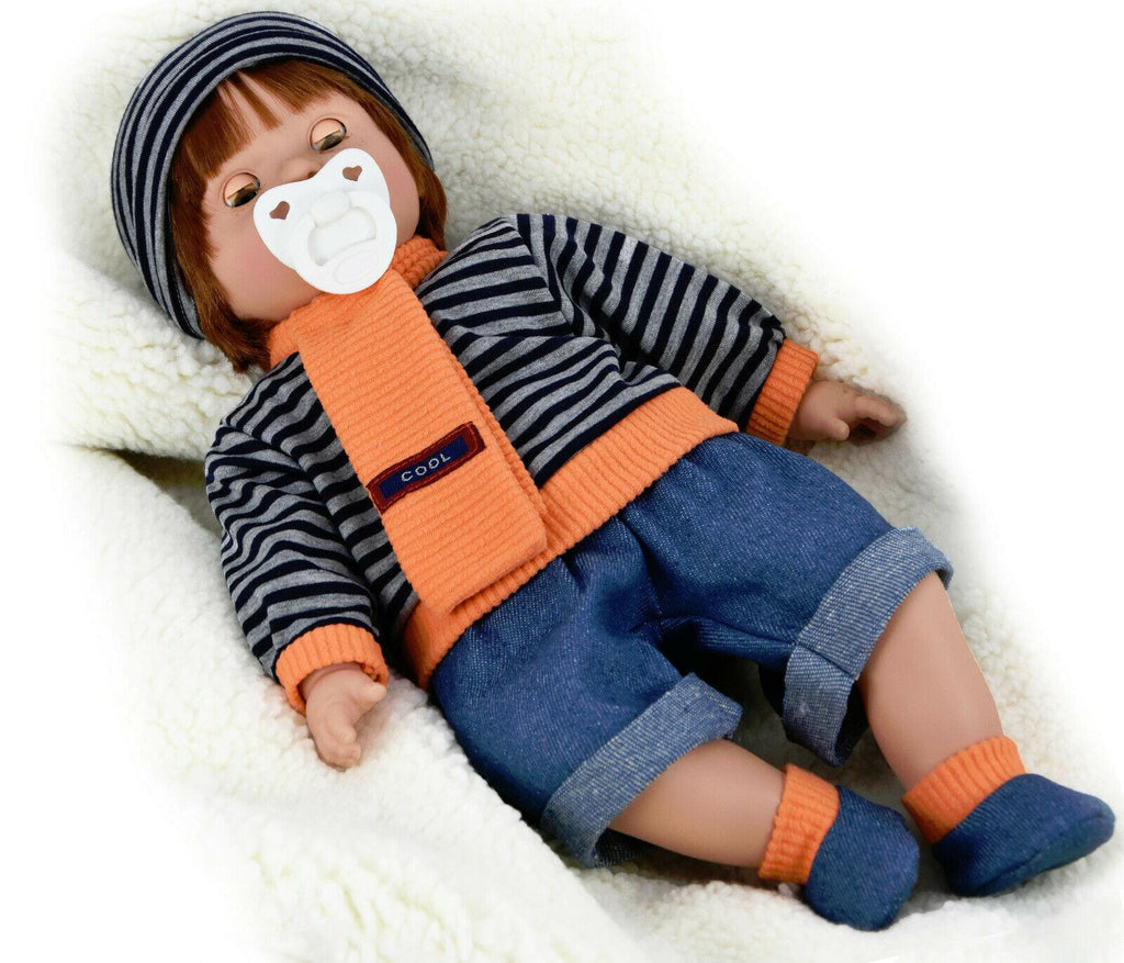 BiBi Sleeping Ginger Boy Doll (45 cm / 18") by BiBi Doll - BiBi Doll