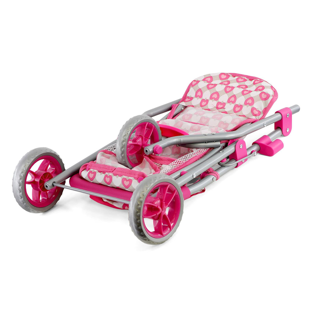 BiBi Doll Baby Doll Foldable Jogger Stroller (Pink)