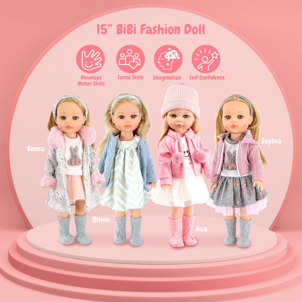 BiBi Doll Fashion "Emma" (38 cm / 15") by BiBi Doll - BiBi Doll Shop