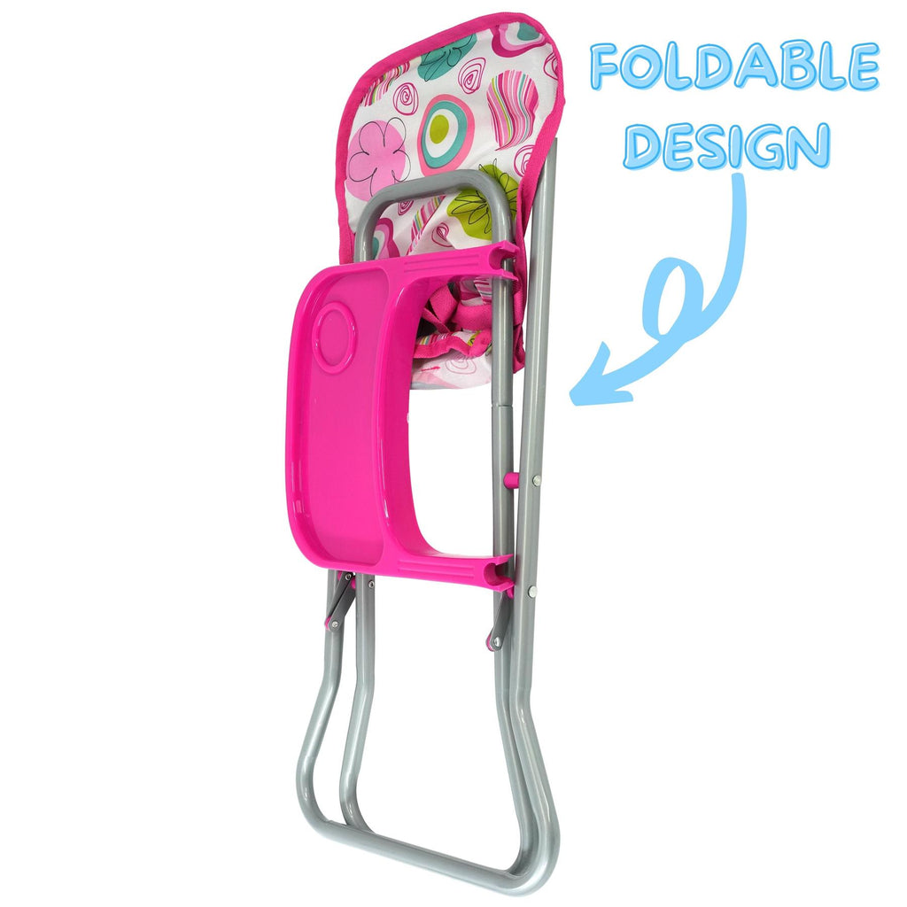 BiBi Doll Furniture - Folding High Chair by BiBi Doll - BiBi Doll