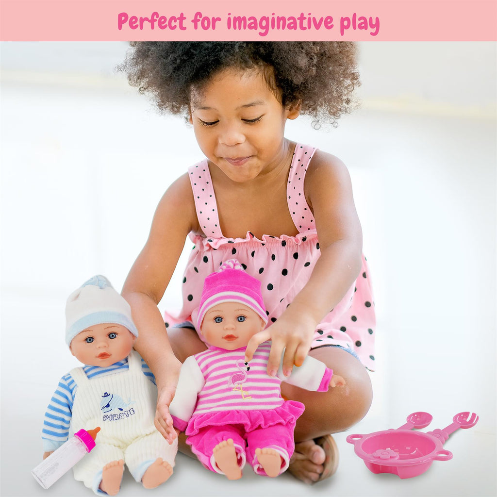 BiBi Doll Twin Babies & Accessories (33 cm / 13") by BiBi Doll - BiBi Doll Shop