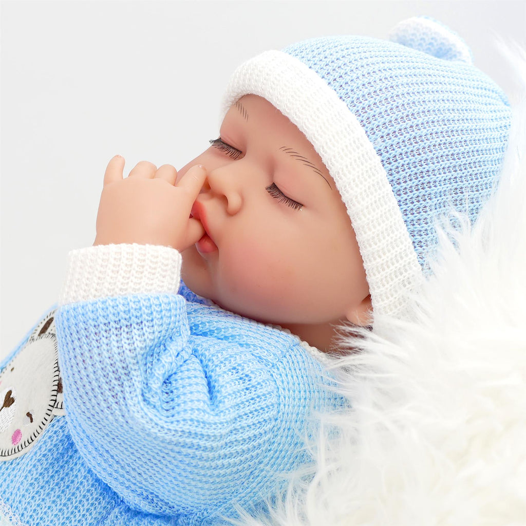 BiBi Doll Reborn Sleeping Boy "Periwinkle" (50 cm / 20") by BiBi Doll - BiBi Doll