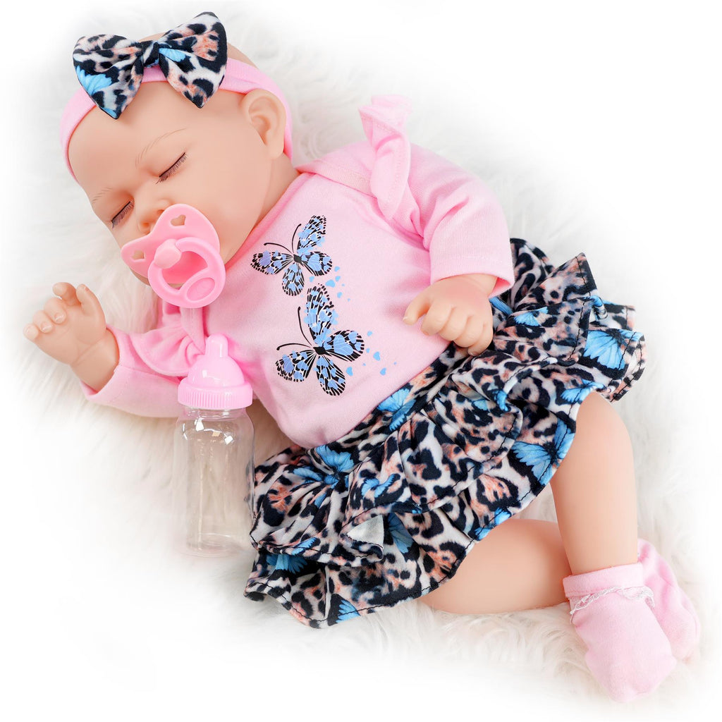 BiBi Reborn Doll Sleeping Girl "Bella" (43 cm / 17") by BiBi Doll - BiBi Doll Shop