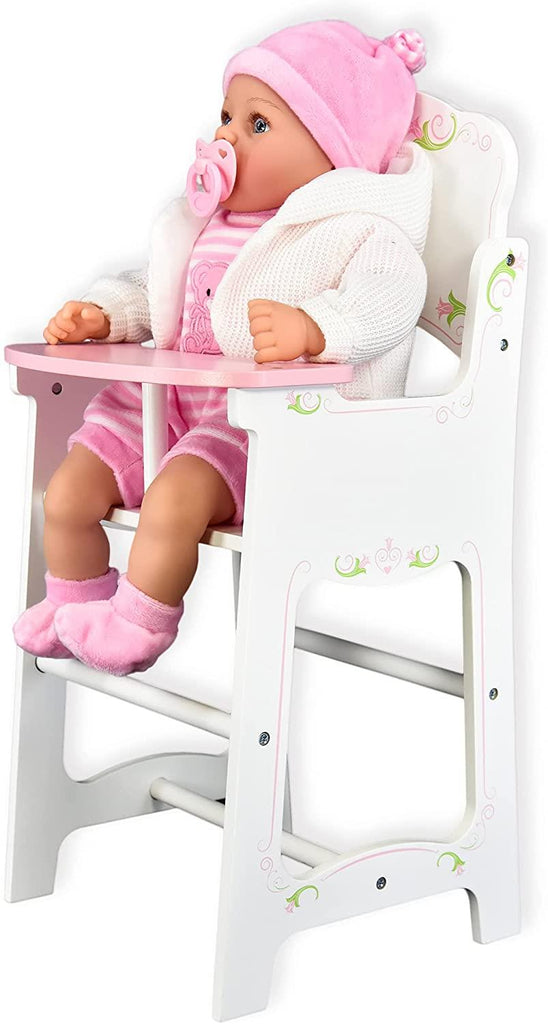 BiBi Doll Furniture - Doll Wooden Craddle & High Chair by BiBi Doll - BiBi Doll