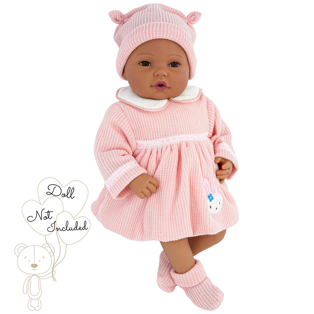 BiBi Doll Outfits - Reborn Doll Clothes (Pink Dress) (50 cm / 20") by BiBi Doll - BiBi Doll