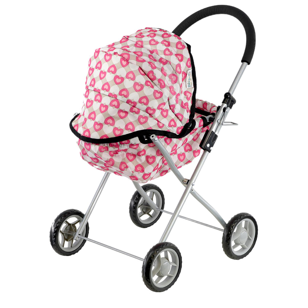 BiBi Doll Classic Dolls Pram (Pink)