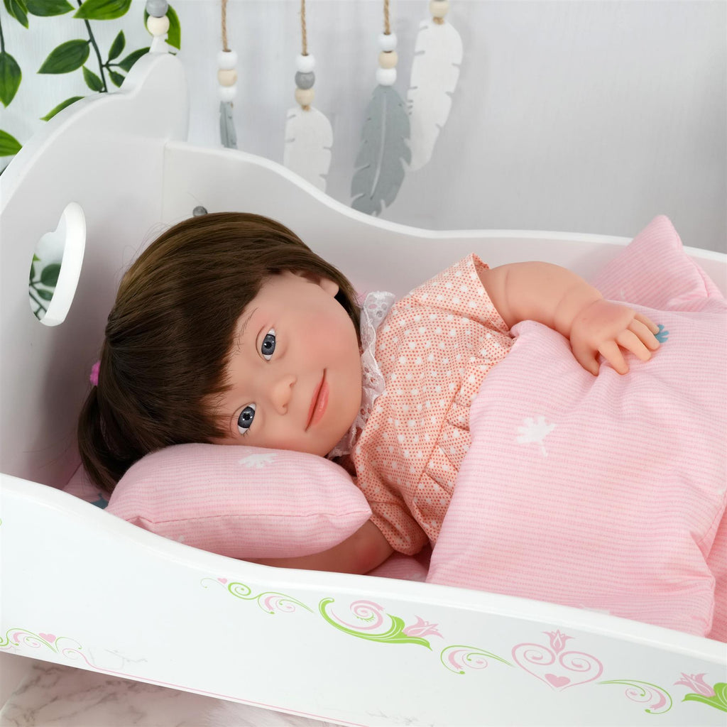 BiBi Doll Down Syndrome Girl - Brown Hair (36 cm / 14") by BiBi Doll - BiBi Doll Shop