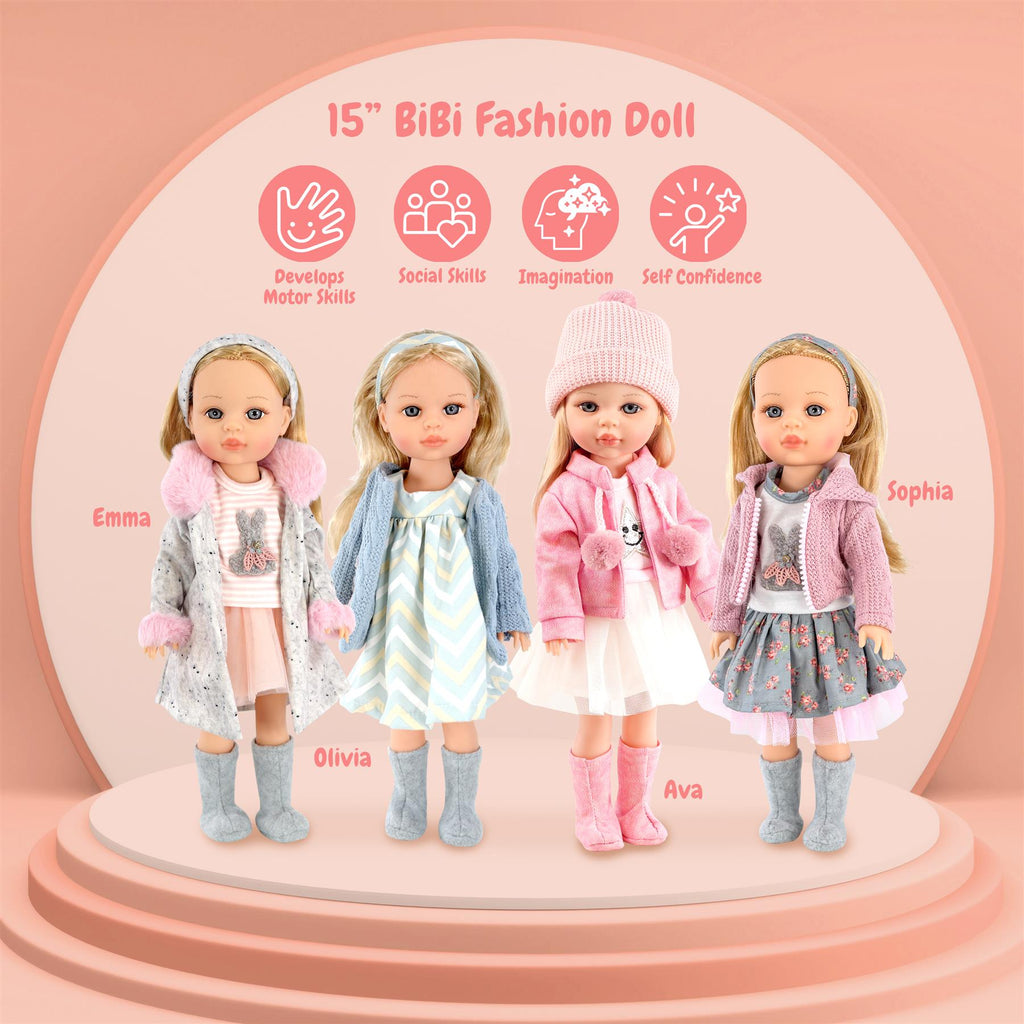 BiBi Doll Fashion "Sophia" (38 cm / 15") by BiBi Doll - BiBi Doll Shop