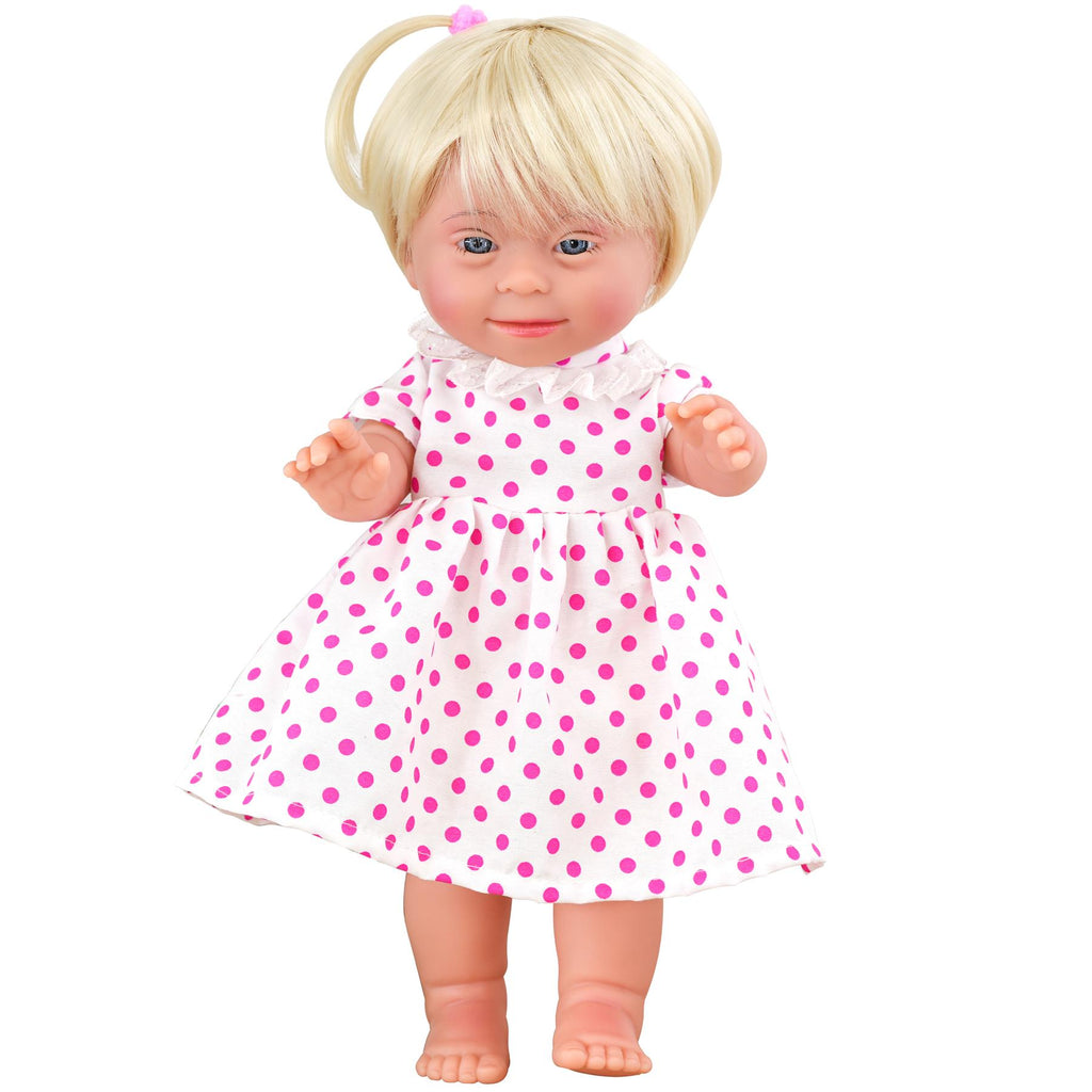 BiBi Doll Down Syndrome Girl - Blonde Hair (36 cm / 14") by BiBi Doll - BiBi Doll Shop