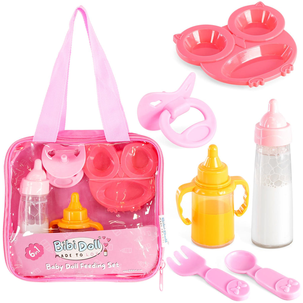 BiBi Doll BiBi Doll Accessories - Magic Feeding Set & Carry Bag