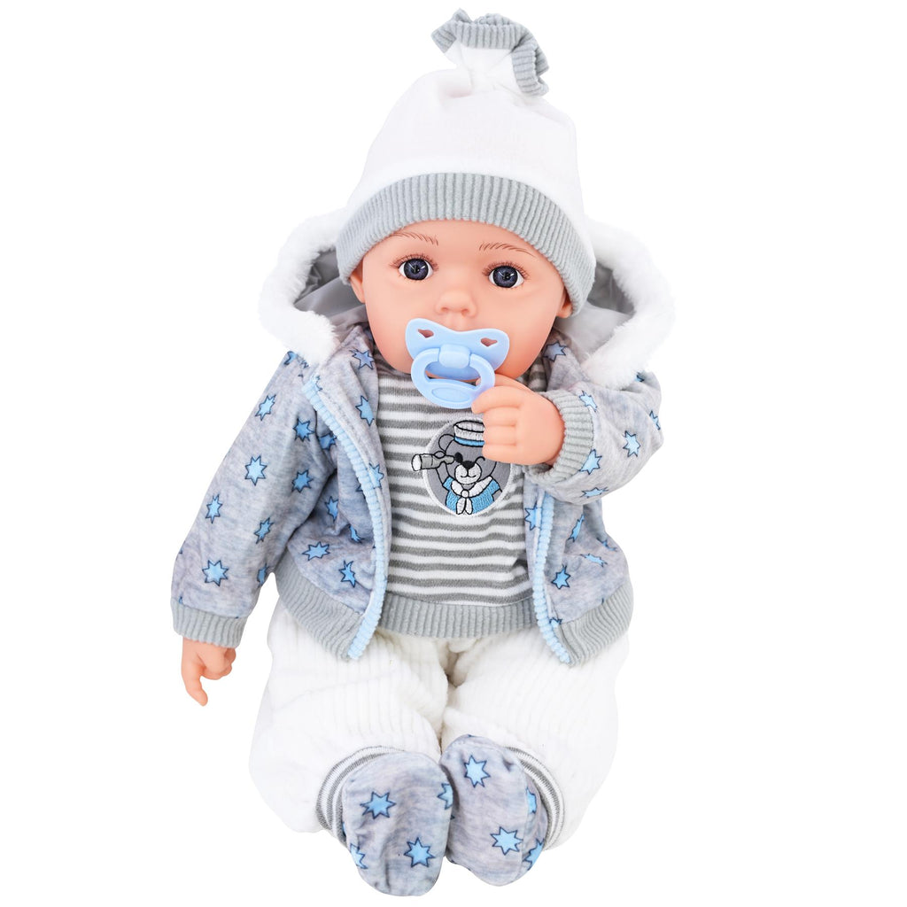 BiBi Baby Doll "Navy" (Sleepy Boy) (50 cm / 20") by BiBi Doll - BiBi Doll