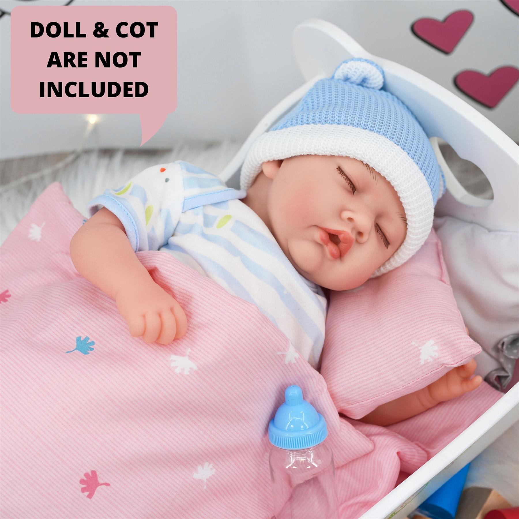 BiBi Doll Furniture, Stroller, Bedding, Feeding Accessories Baby Doll Care  Set