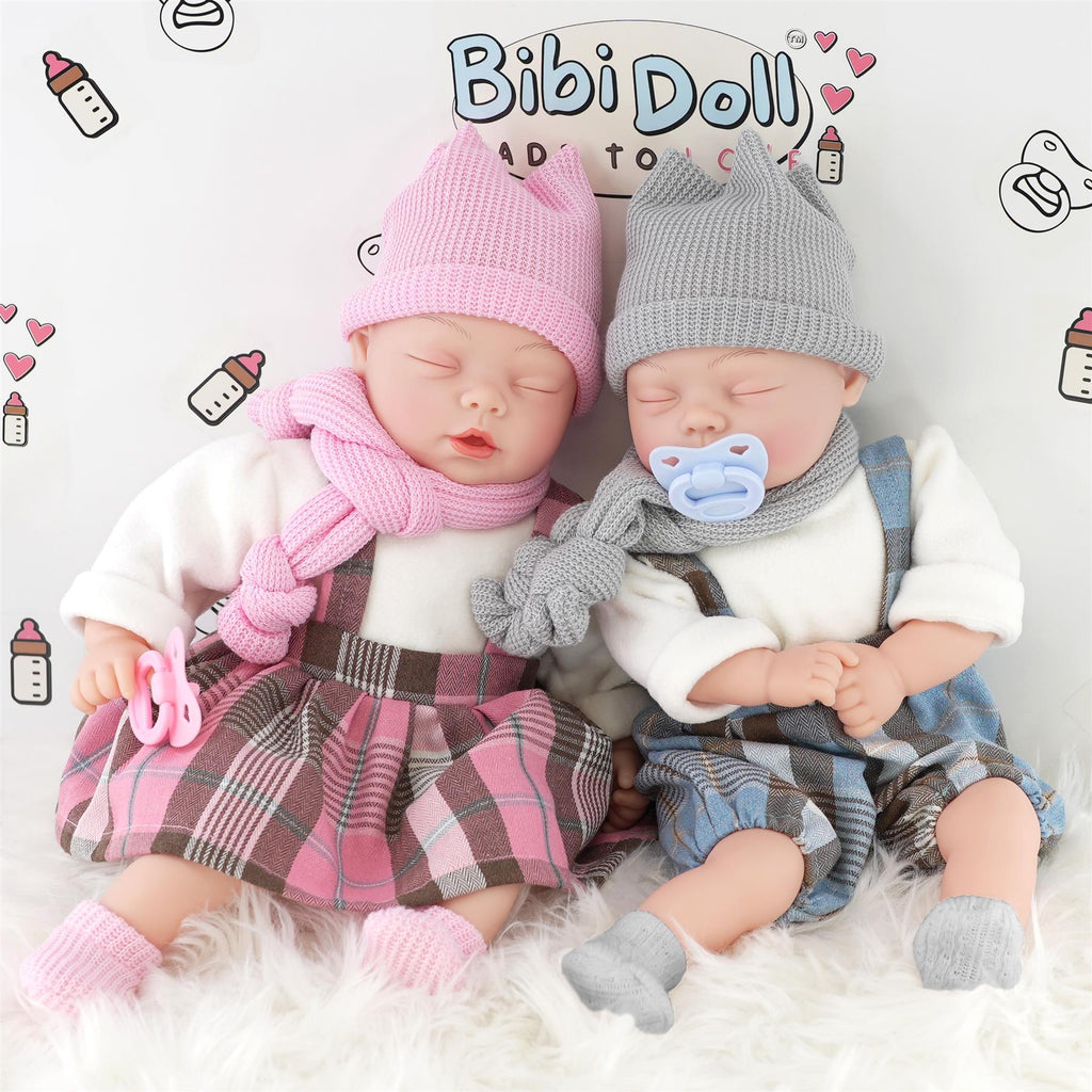 BiBi Doll Baby - Blue Tartan (45 cm / 18") by BiBi Doll - BiBi Doll