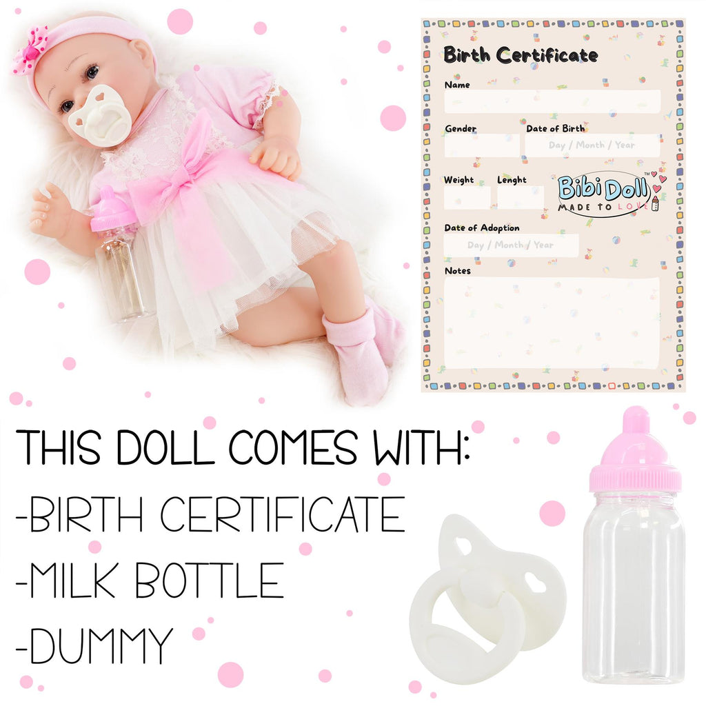 BiBi Doll Reborn Girl "Begonia" (43 cm / 17") by BiBi Doll - BiBi Doll Shop