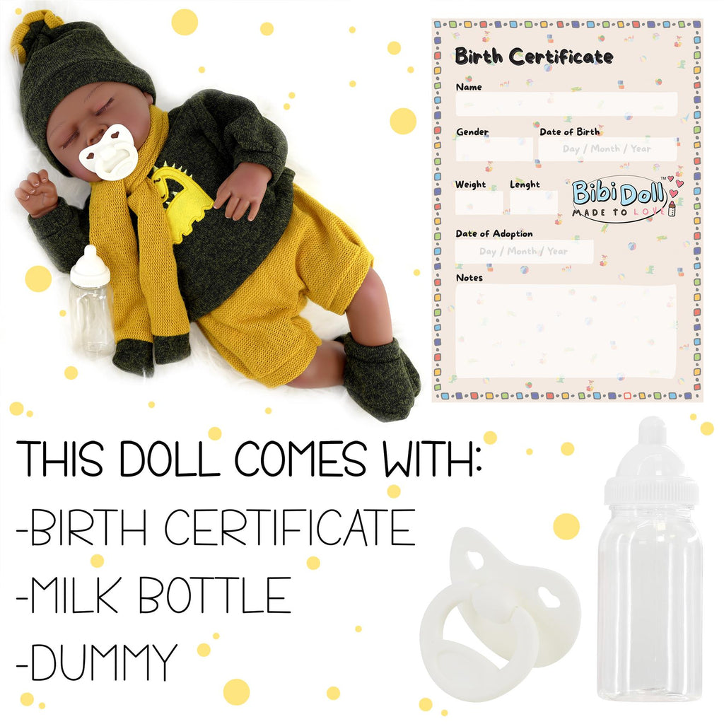 BiBi Doll Reborn Ethnic Sleeping Boy "Glorio" (50 cm / 20") by BiBi Doll - BiBi Doll