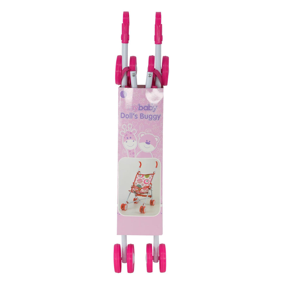 BiBi Doll BiBi Accessories - Doll Blue Jazzy Pink Dolls Foldable Stroller Buggy Pram